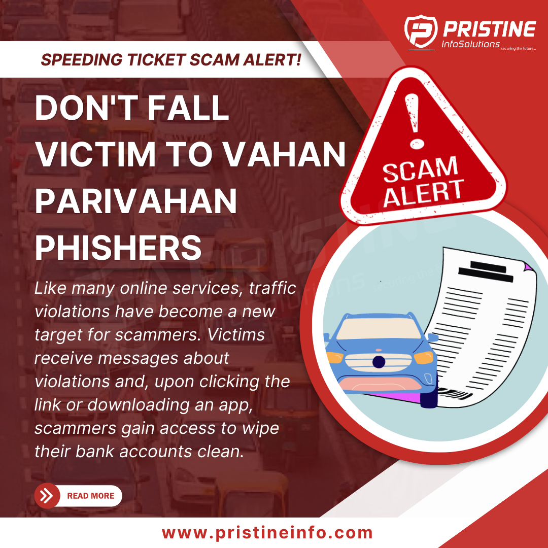Vahan Parivahan phishing scam 1